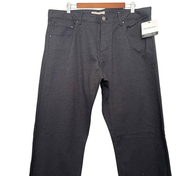 NEW Calvin Klein Straight Leg Preppy Modal Blend Size 38x34 - Picture 3 of 9